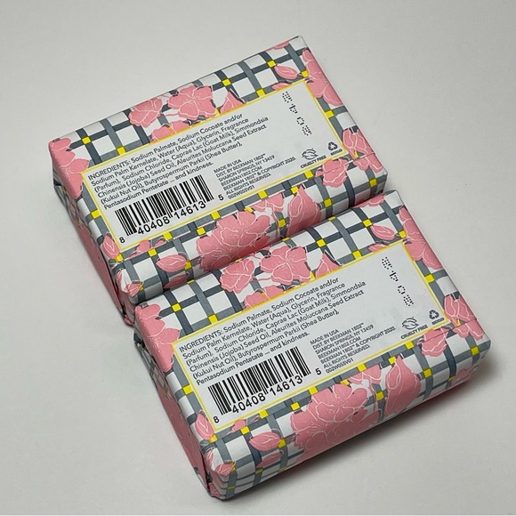 Beekman 1802 New Sealed Two Cherry Blossom Goat Milk Palm-Sized Bar Soap 3.5 oz - Picture 3 of 6